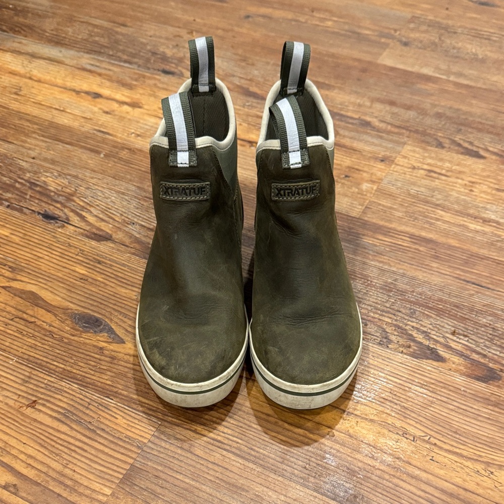 XTRATUF Women's Olive Ankle Boots